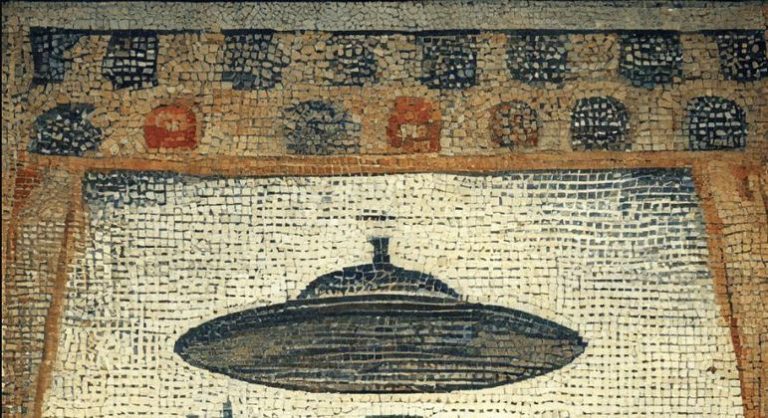 Um mosaico antigo com imagem de OVNI foi mesmo encontrado na Itlia? um-mosaico-antigo-com-imagem-de-ovni-foi-mesmo-encontrado-na-itlia?