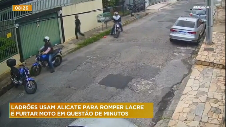 suspeitos-usam-alicate-para-romper-lacre-e-furtam-moto-em-poucos-minutos-em-bh
