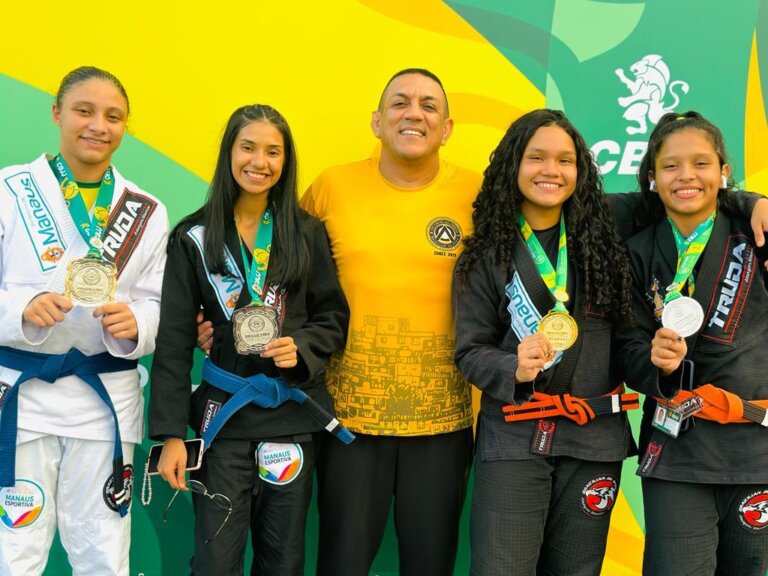 Atletas do programa ‘Manaus Olímpica’ conquistam mais 11 medalhas no Brasileiro de Jiu-Jítsu, em SP