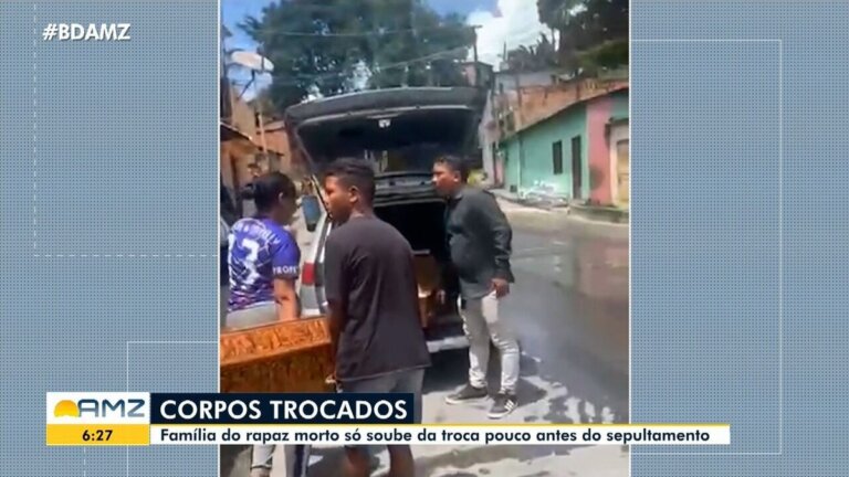 Família descobre que fez velório com corpo errado na hora do enterro em Manaus; VÍDEO | amazonas