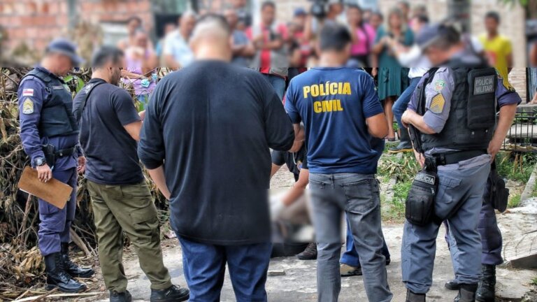 Homem é executado em rip rap após deixar o filho em escola em Petrópolis, em Manaus