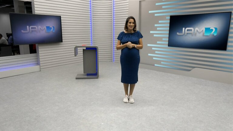 Rede Amazônica estreia cenário virtual em estúdio animado do Jornal do Amazonas 2ª Edição
