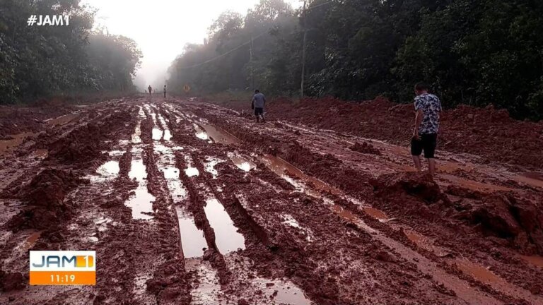 ‘BR-319: A Rota Imprevisível’: 3º episódio mostra fome e sede em meio às apresentações da rodovia no AM |  amazonas