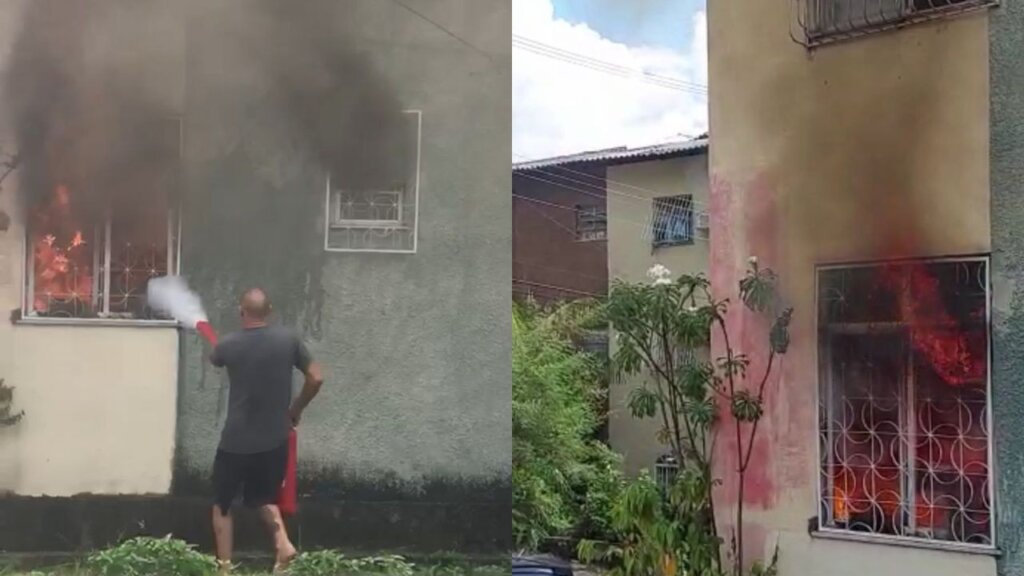 Incêndio procurava apartamento na Zona Centro-Sul de Manaus