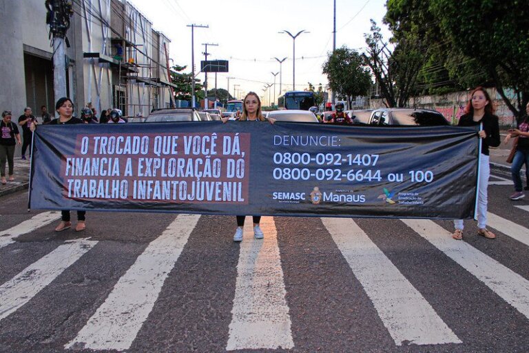 Prefeitura retoma campanha de sensibilização contra o trabalho infantil nas ruas da capital