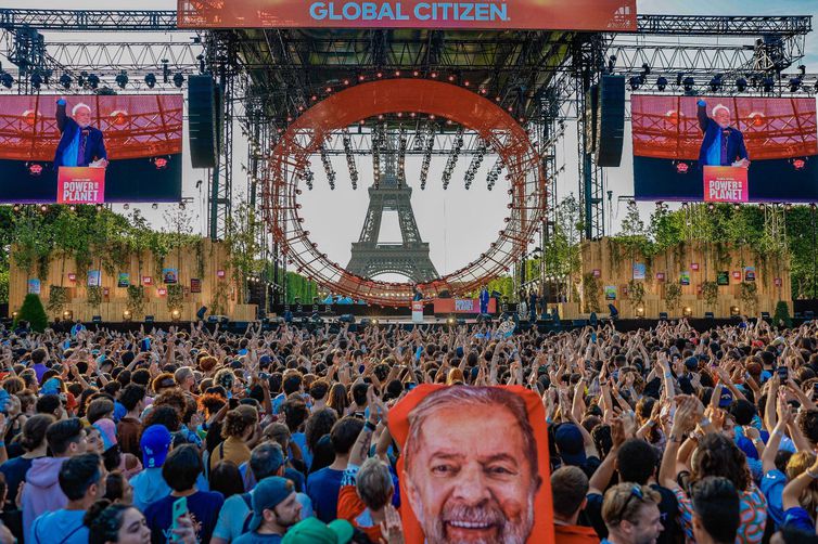 Paris, França, 22.06.2023 – Presidente Lula discursa no evento “Power Our Planet”, em Paris.  Foto: Ricardo Stuckert/PR