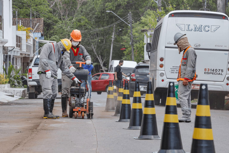 Governo do Amazonas inicia obras de saneamento básico nas áreas do Prosamin+