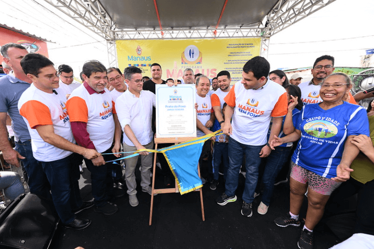 Prefeito de Manaus, David Almeida, Lança Programa “Manaus Sem Fome” para Combater a Insegurança Alimentar