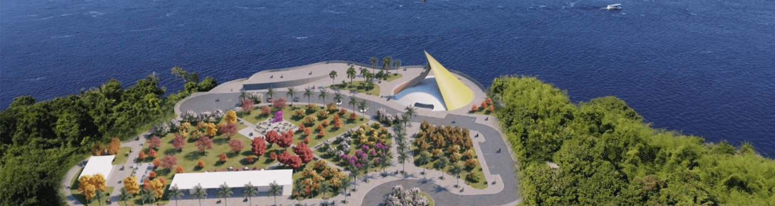 Prefeitura de Manaus Avança na Construção do Mirante Lúcia Almeida no Centro Histórico