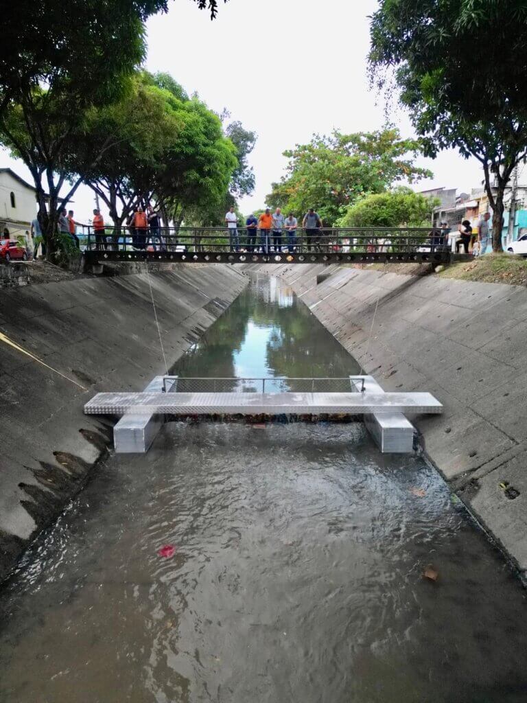 Prefeitura de Manaus Instala Ecobarreira na Zona Sul da Cidade