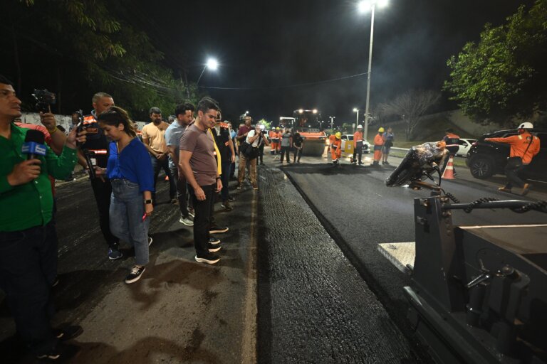 Prefeitura de Manaus Inicia Recuperação Asfáltica da Avenida Constantino Nery