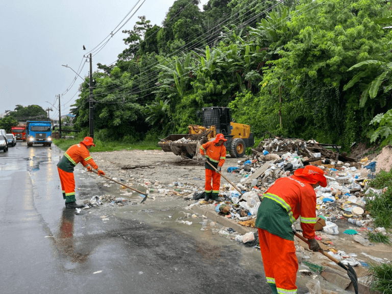 Prefeitura de Manaus intensifica combate a lixeiras clandestinas e alerta população Gabriel Smith / Semulsp