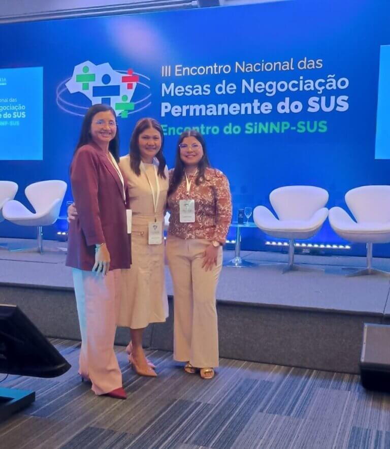 Prefeitura de Manaus compartilha experiências em mesas de negociação do SUS durante evento nacional em São Paulo