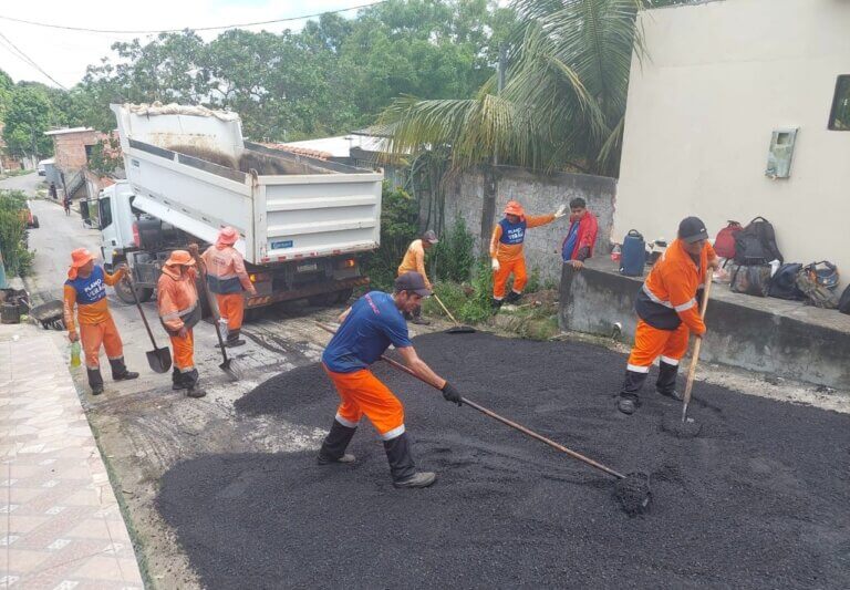 Prefeitura de Manaus entrega rua revitalizada no bairro Cidade de Deus e reforça avanço da infraestrutura na zona Norte
