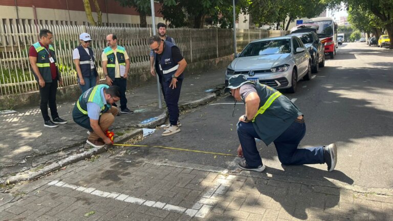 Prefeitura de Manaus realiza vistoria no serviço Zona Azul no centro da cidade