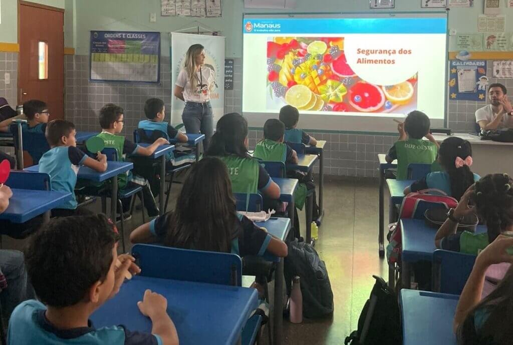 Prefeitura inicia Semana da Vigilância Sanitária 2026 com o projeto ‘Fiscais Mirins’ em escolas de Manaus nesta segunda-feira, 3/8