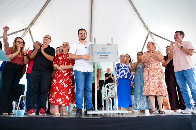 Prefeito Renato Junior inaugura nova USF no Monte das Oliveiras e pede acolhimento e escuta qualificada como padrão de atendimento à população